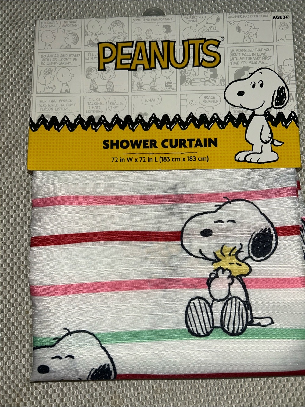 Peanuts Snoopy Shower Curtain